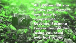 Rosanna TOTO Lyrics [upl. by Alethia]