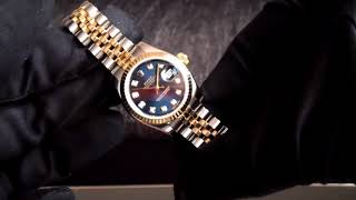 Rolex LadyDatejust 26 Steel amp Gold Diamonds [upl. by Ydnyc]