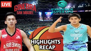 BRGY GINEBRA VS PHOENIX  GAME HIGHLIGHTS RECAP  December 9 2023  GAME UPDATE  PBA LIVE [upl. by Ummersen]