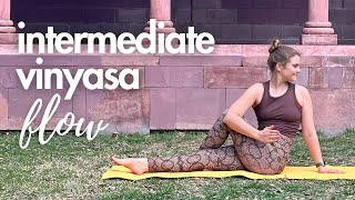 yoga vinyasa flow intermediate  30 minutes [upl. by Ennairoc]