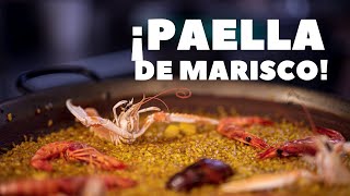 ¡Aprende la Paella de Marisco Auténtica [upl. by Llezniuq]