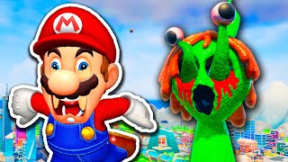 Mario Plays SPRUNKIEXE in AMUSEMENT PARK MOD DLC UPDATE [upl. by Alemahs]