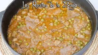 FRICANDÓ de TERNERA con SETAS🍄  Receta fácil tradicional y sabrosa [upl. by Mukul375]