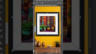 How To Use Frame Tool In Photoshop photoshop photoshoptutorial [upl. by Mahsih]