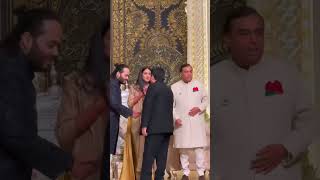 Anant Ambani Radhika mirchant wedding party video🎉ambanifamily love shortvideo viralvideo [upl. by Halsey]