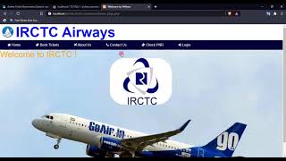 Airline Ticket Reservation System using PHP Demo [upl. by Assiron]