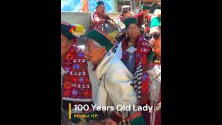 Traditional Dance with 100 Years Old Lady kinnaur negis [upl. by Nyliac629]