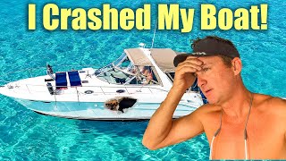 I crashed my boat [upl. by Ahsirt]