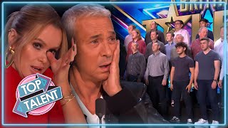 SENSATIONAL Welsh Male Choir Has Judges In TEARS In Britains Got Talent Audition 2023 [upl. by Resor]