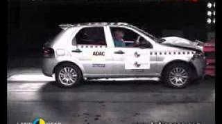 LATIN NCAP DEBUTO CON PESIMAS PUNTUACIONES  FIAT Palio ELX 14 NO Airbags [upl. by Nyrhtakyram]