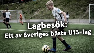 Lagbesök Ett av Sveriges bästa U13 lag Maj FC spelar match med grymt passningsspel [upl. by Nythsa]