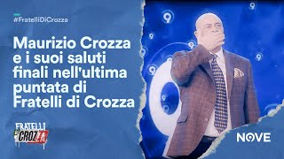 Maurizio Crozza e i suoi saluti finali nellultima puntata di Fratelli di Crozza [upl. by Nashoma]