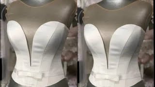 How to make a deep and neat plunging neckline with a skin illusion net [upl. by Gareth]