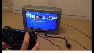 PS4 Pro working on a CRT Television [upl. by Tterraj]