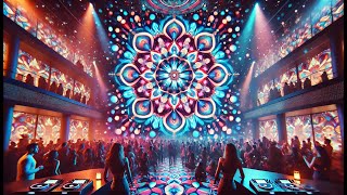 Crazy Colorful Kaleidoscope – Flashing Abstract Patterns for Party Vibes [upl. by Rossner]