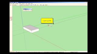 Tutoriel Google Sketchup 8  Concevoir un parallélépipède rectangle et le redimensionner  v2 [upl. by Kassandra]