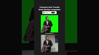 Confused John Travolta meme Pulp Fiction  Green Screen Comparison [upl. by Nage]