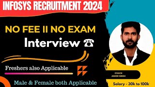 Infosys Recruitment 2024  How to get Job in Infosys  How to Apply in Infosys Company Job [upl. by Burrus]