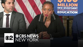 NYC Eric Mayor Adams confirms Sheena Wright is stepping down [upl. by Namlas]