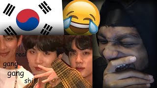 FIRST REACTION  bts being extra af in america [upl. by Llevrac678]