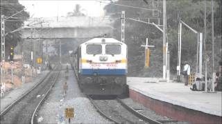 ANGRY EMD blasts through the Railway station  Kurla Express [upl. by Diogenes]