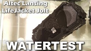 Altec Lansing LifeJacket Jolt WATERTEST [upl. by Ahsinnor]