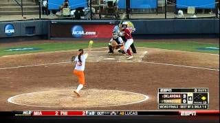 Softball National Championship Game 2 Lady Vols vs Oklahoma Highlights [upl. by Savannah637]