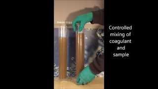 Demonstration of the Treatment of Slow Settling Solids via Two Stage Chemical Dosing [upl. by Petulah357]