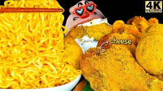 ASMR MUKBANG Cheese Fried Noodles amp Cheese Chicken Cheese Ball REALSOUND EATING SHOW [upl. by Hannus]