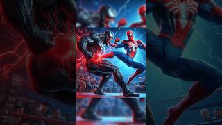 Boxing match Spiderman vs Black Venom its very impressive match who will winai avengers boxing [upl. by Hermosa]