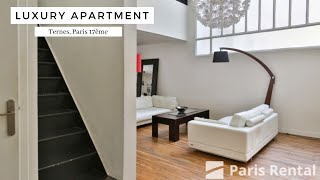 Luxury Paris Apartment Duplex Tour  Ternes  PARISRENTAL  REF 43761 [upl. by Il]