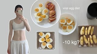 10 kg 🔥 Egg diet for weight loss 🥚🍴 I tried viral Versatile Vicky diet  workout for 3 days  vlog [upl. by Arikat]