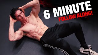 Intense Ab Workout  6 Minutes FOLLOW ALONG [upl. by Bunker455]