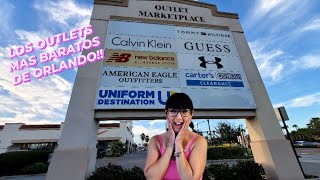 Los outlets mas baratos de Orlando Orlando Outlet marketplace I Jimenita Viajera [upl. by Brout]