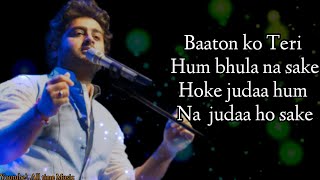 Baaton ko Teri Song lyrics  Arijit Singh  Abhishek bachchan amp Asin  Full Song [upl. by Nathanael]