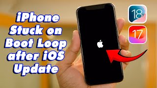 4 Solutions to Fix iPhone Stuck on Boot Loop after iOS Update  No Data Lost [upl. by Neleag]