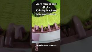 Quick tutorial shorts knittingmachine tutorial how howto art craft fun yarn doy handmade [upl. by Notnats]