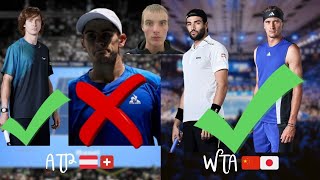 VINCE BERRETTINI  ESCE ARNALDI  post ATP 🇦🇹🇨🇭 amp WTA 🇨🇳🇯🇵 [upl. by Amihsat]