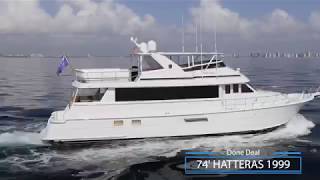 74 HATTERAS 1999  Done Deal [upl. by Eus635]