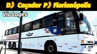 MOD BUS ETS 2 SIMULATION MARCOPOLO VIAGGIO GV 1150 MB SEM AR CONDICIONADO NA REUNIDAS MAPA EAA [upl. by Ramburt]