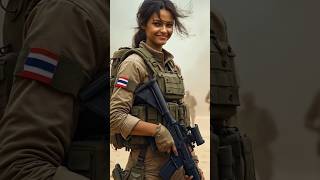 Beautiful female soldiers and their smiles from all over the world soldierai aiart sorts [upl. by Kramnhoj]