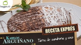 Receta Exprés de Tarta de zanahoria y coco [upl. by Jasmina]