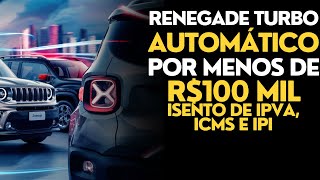 IMPERDÍVEL Jeep Renegade PCD 2025 por Menos de R100 Mil  Oferta Exclusiva [upl. by Ihsakat102]