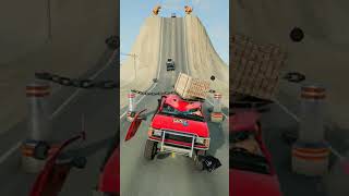 car vs chane hidrolik beamngdrive bmgcrashes beamng beamdrive beamcrash bmgdrivecrashes [upl. by Haroved]