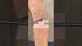 Dicas para conectar 2 barras de madeira com precisão madeira carpintaria tools diy construction [upl. by Cory444]