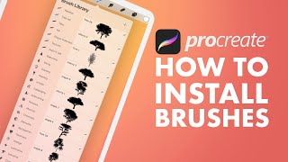 How to install brushes in Procreate  It’s easier than you think [upl. by Salome]