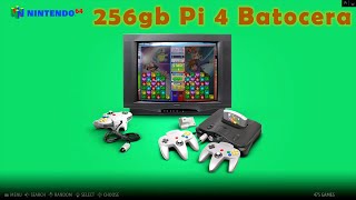 Very Clean 256gb Raspberry Pi 4 Gaming 2022  Batocera [upl. by Aggie]