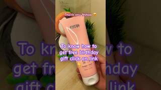 Birthday Surprise From Nykaa  Free Gift nykaafinds onlineshopping ytshorts viralvideo surprise [upl. by Eytteb]