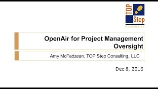 OpenAir for Project Management Oversight [upl. by Pietra204]