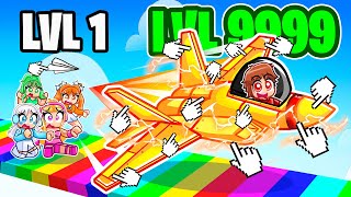 Level 1 vs Level 999 FASTEST PLANE in Roblox [upl. by Ahsinaj]